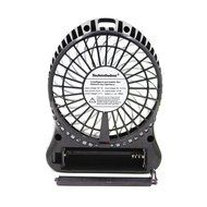 TechIntheBox LED display Portable Fan 4-inch 3 Speeds Mini USB Rechargeable Fan with LED Light Powered By Electric-powered... N10