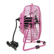 Bao Xin 360 Degrees Rotating USB Powered Tabletop Fan Mini Metal Electric Fan for Summer, Work, Office, Pc, Notebook... N26