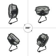 Mziart Desk Personal Fan Mini USB Table Portable Fan, Metal Design, Quietness, USB Powered with ON/OFF Switch... N4