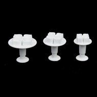 WHATWEARS 3x Hydrangea Fondant Cake Biscuit Sugarcraft Plunger Cutter Craft Mold Tool N2