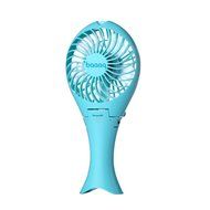 Baaaq Mermaid Portable Battery Fan USB Mini Foldable Personal Cooling Fans for Home and Travel (Blue) N7