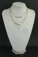 Lady New Design Boho Hamsa Fatima Hand Evil Eye Bead Turquoise Pendant Necklace N3
