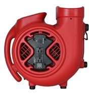 XPOWER X-600A 1/3 HP 2400 CFM 3 Speed Air Mover with GFCI Outlets for Daisy Chain, 3.8-Amp N6