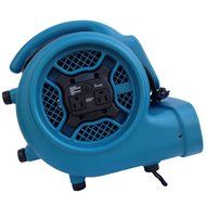 XPOWER X-400A 1/4 HP 1600 CFM 3 Speed Air Mover with Dual Outlets for Daisy Chain, 3.0-Amp N5