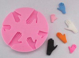 BleuMoo DIY Silicone Palm Shape Cake Decorating Mold Sugarcraft Fondant Mould Tools