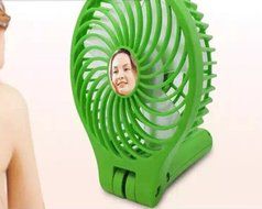 Glovion 3-in-1 Portable Carry-on Mini Fan (4000mah Power Bank &amp;Handy&amp; Desktop) (Black) N7