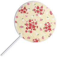 Japanese Hydrangeda Flowers Yukata Kimono UCHIWA Hand Held Fan