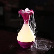 Leewa Ultrasonic Aroma Humidifier Air Diffuser with LED for Home and Car (Purple) N11