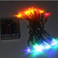KAKA(TM) Led String Lights, Battery Operated Light Multi Color Decorate Patio Outdoor Christmas Tree - Colorful N2