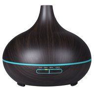 Scenic Essential Oil Diffuser Humidifier, Wood Grain 300ml Ultrasonic Diffuser Cool Mist Humidifier for Home,... N2