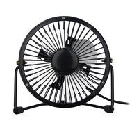 Generic Small Desk Fan Quiet Hand-held Mini Personal Usb Fan 4 inch Black N2