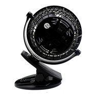 Honeyall Ajustable Clip On USB Fan Quiteness,Rechargeable Battery/USB Powered on(Black) N4