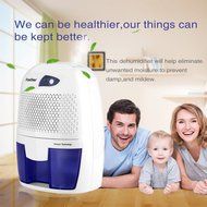 Finether 500ml Mini Energy Saving Air Dehumidifier Portable for Living Room Bathroom Kitchen Garage N3