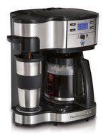 Hamilton Beach Single Serve Coffee Brewer and Full Pot Coffee Maker, 2-Way (49980)(Certified Refurbished)