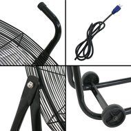 F2C 24" Portable Heavy Duty High Velocity 110V Adjustable 3 Speed 24 Inch Cyclone Floor Fan for Industrial Commercial... N4