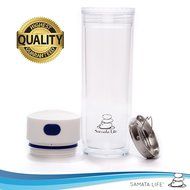 Samata Life Tea and Fruit Infuser Water Bottle, Double-Walled Loose Tea Tumbler, Travel Mug, Shatterproof, Eco-Friendly...