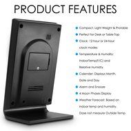 2 Pack Indoor Humidity Monitor, SENHAI Digital Hygrometer Thermometer Monitor Home Weather Station with LCD Display... N6