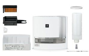 HX-C120-W white ceramic fan heater with humidifier SHARP Plasmacluster (Japan Import) N2