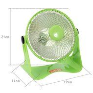 FTXJ Portable Mini Space Heater Safety Winter Desktop Electric Heating Fan (Yellow) N4
