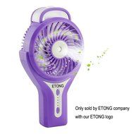 ETONG Portable Handheld USB Misting Fan Personal Cooling Mist Humidifier Rechargeable Mini Water Spray Cooling... N26