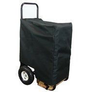 Sunnydaze Firewood Log Cart, Log Cart &amp; Cover COMBO N3