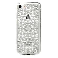 iPhone 7 Case (4.7 inch) - Shockproof Soft TPU Rubber Skin Gel Bumper Case Laser Carving Sunflower Transparent... N14