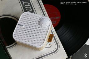 Wood Wireless Portable Bluetooth Speaker with Super Bass Pocket Size Rechargeable Stereo Audio Speaker support...