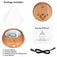 Pakway Smart Aromatherapy Essential Oil Diffuser-Portable Ultrasonic Cool Mist Aroma Humidifier with Waterless... N10