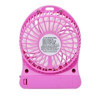 FengLan USB Portable Fan 3 Speeds Rechargeable Mini USB Fan Portable Output Electric Desk Cooling Fan for Travel... N22