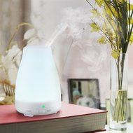 Senderwish 100ml Aromatherapy Essential Oil Diffuser Ultrasonic Air Humidifier with 7 Color LED Lamps and Adjustable...