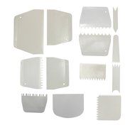 15 Pcs Cake Edge Decorating Tool Scrappers Cutters Smoother Tool Set by Kurtzy TM