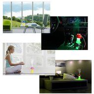 Life Taste Portable Ultrasonic Cool Mist Humidifier Mushroom Humidifier for Skin Moisturizing with Colorful LED... N13