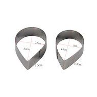 Sher FOUR-C Stainless Steel Rose Flower Cutter Fondant Sugar Craft Cupcake Mold Baking Accessories Cookie Decorating... N2