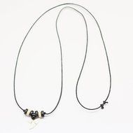 Real Shark Tooth Teeth Pendant Charm Necklace with Black Cord N3