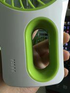 YL-VV@ 3 Speeds Handheld Mini Misting Cooling Fan Humidifier Beauty Replenishment Fan Powered by 18650 Rechargeable... N12