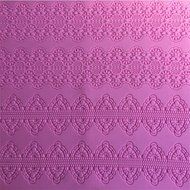 FLY Different Kind Flower Silicone Lace Mold for Wedding Cake Decorating,Pink