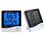 Ticent Digital Indoor Thermometer Hygrometer Humidity Monitor with Alarm Clock and Date N4