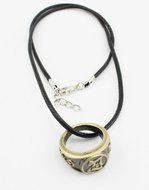 Naruto Shinobi / Ninja Symbol ring necklace Anime charm pendant N4