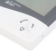 Ticent Digital Indoor Thermometer Hygrometer Humidity Monitor with Alarm Clock and Date N6