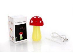Ollivan 200ml Portable Ultrasonic Cool Mist Mushroom Lamp Humidifier with Color LED Lights USB Mini Air Humidifier... N10