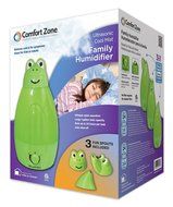 Comfort Zone CZHD31GN 1 gallon Humidifierwith Frog &amp; Crocodile Spouts N3