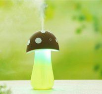 Ollivan 200ml Portable Ultrasonic Cool Mist Mushroom Lamp Humidifier with Color LED Lights USB Mini Air Humidifier... N13