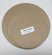 Set of 3 Round Acrylic Guide Boards for Ganache Buttercream