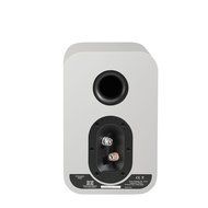 Q Acoustics 3020 Bookshelf Speaker Pair (Gloss White) + QED Silver Anniversary XT Speaker Cable Pair 6.5 Feet... N2