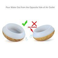 Ultrasonic Cool Mist Humidifier,300ml Arom Oil Diffuser with 7 Colors LED, Waterless Auto Shut-off for Baby Study... N7