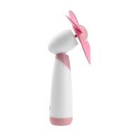 NAMEO Mini Handheld Fan with 3 Soft Foam Blades, Portable Battery Operated Travel Cooling Fan with Power On/Off... N16