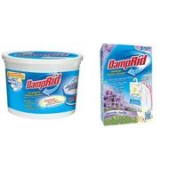 DampRid Moisture Absorber Bundle (FG50T Hi-Capacity 4-Pound Tub and FG83LV Lavender Vanilla 3-Pack)