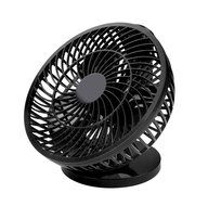 Personal Fan,Akaigu Desk Fan Steppless Speed 180 degree Gliding Design (Black) N5