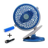 United States store Battery Operated Clip on Fan,Mini Desk Fan Portable Handheld Powered by Rechargeable Battery... N2