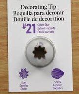 Wilton 402-21 No. 21 Open Star Piping Tip